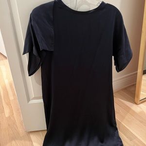 COS Navy Blue Silk Shift Dress